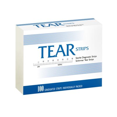 Schirmer Tear Test Strips 3 Packs of 100 (300 Strips)